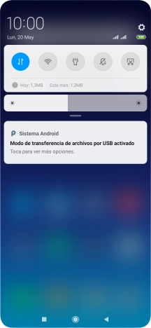 Pulsa Toca para ver más opciones..