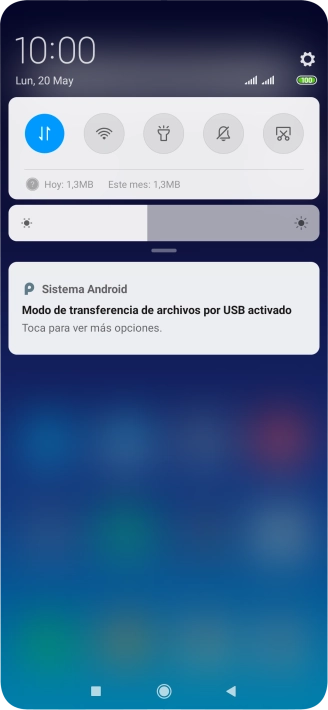 Pulsa Toca para ver más opciones..