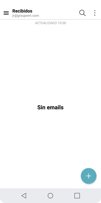 Desliza el dedo hacia la derecha desde la parte izquierda de la pantalla.