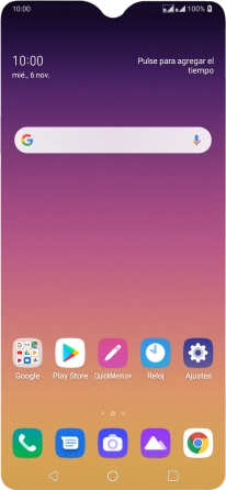 Cuando el icono de carga de batería aparece en la pantalla, el teléfono se está cargando.
