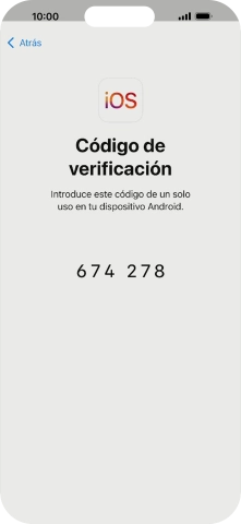 Seguir las indicaciones de la pantalla y de la app 