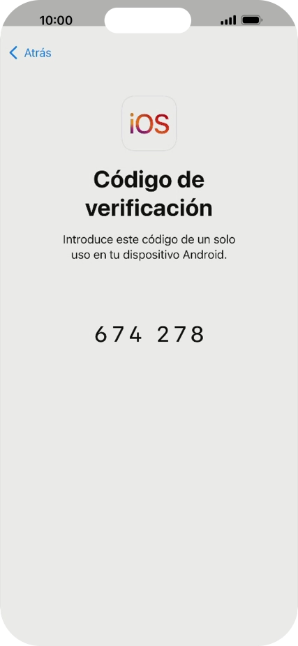 Seguir las indicaciones de la pantalla y de la app 