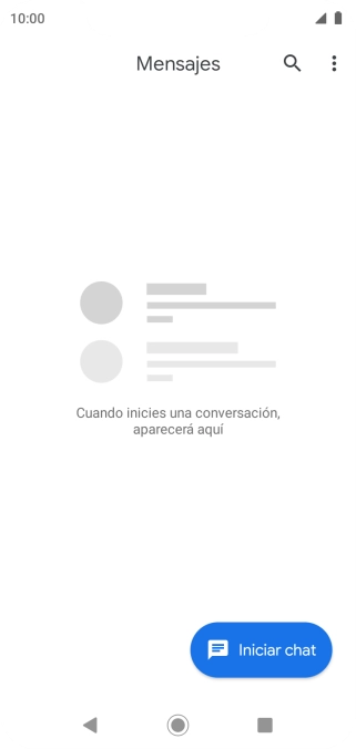 Pulsa Iniciar chat.