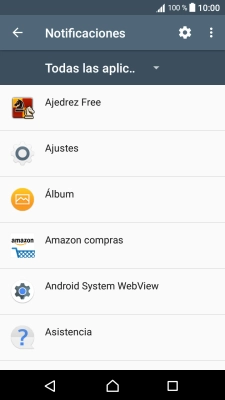 Pulsa la app deseada.
