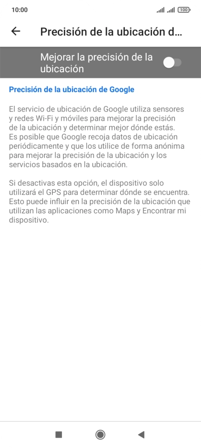 Si pulsas el indicador junto a 