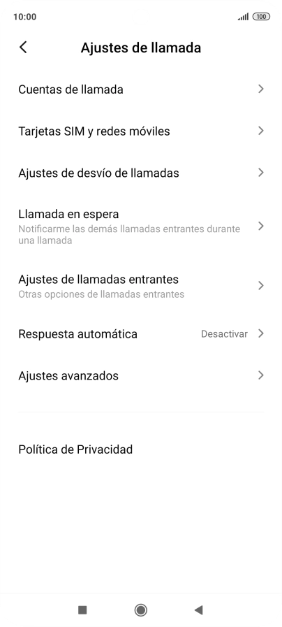 Pulsa Ajustes avanzados.