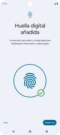 Pulsa Listo.
