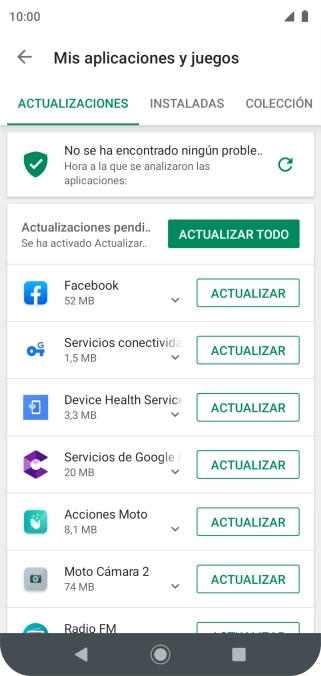 Pulsa INSTALADAS.