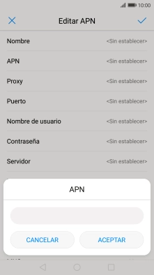 Introduce airtelwap.es y pulsa ACEPTAR.