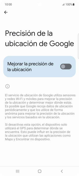 Pulsa el indicador junto a 