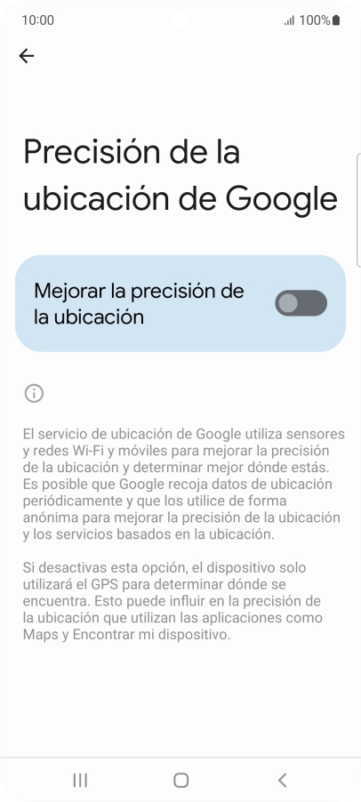 Pulsa el indicador junto a 