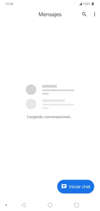Pulsa Iniciar chat.