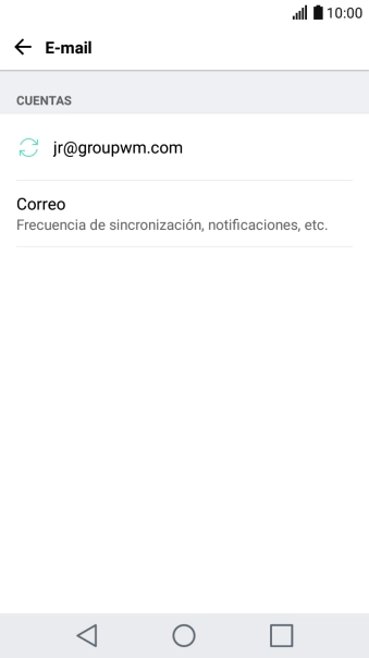 Pulsa Correo.