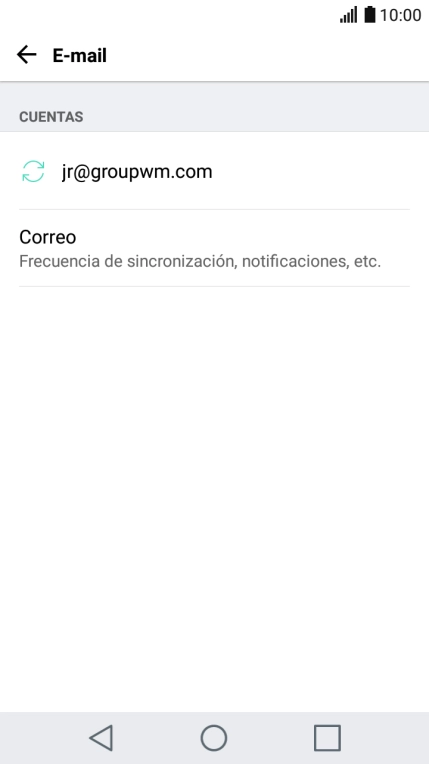 Pulsa Correo.