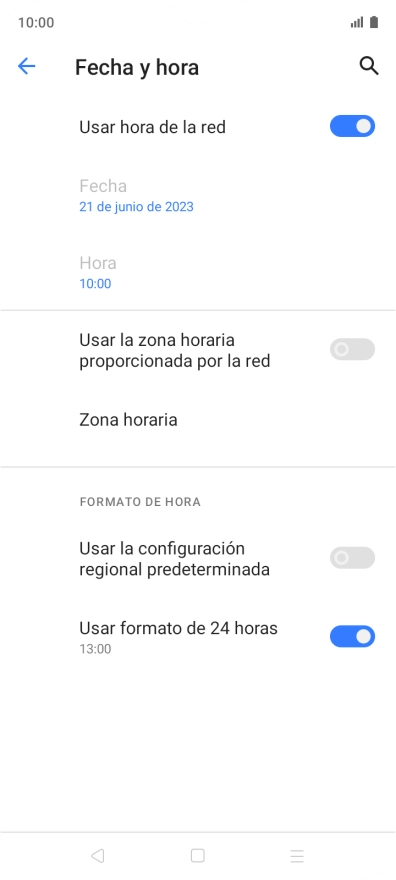 Pulsa el indicador junto a 