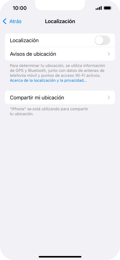 Pulsa el indicador junto a 