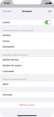 Pulsa SMTP.