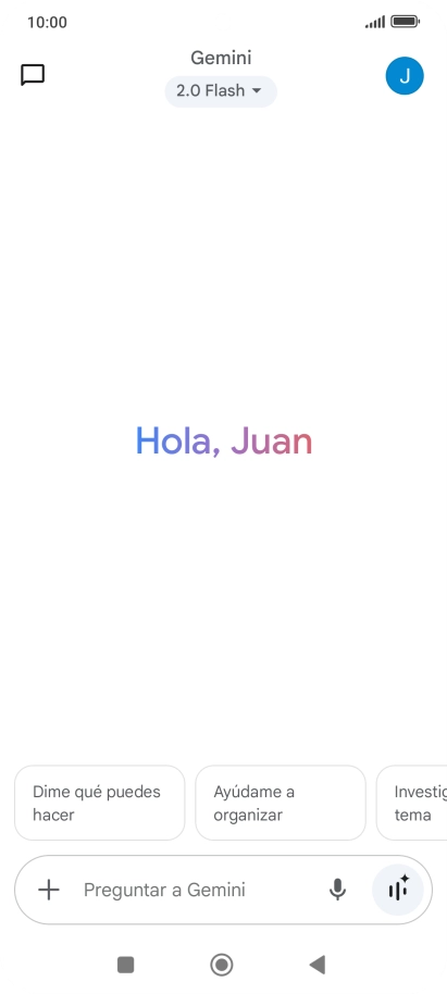 Pulsa el icono de perfil.