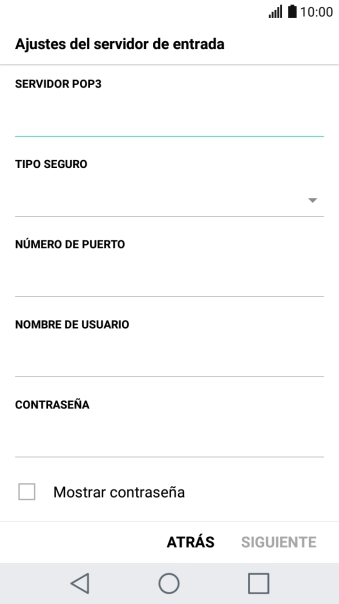 Pulsa la lista desplegable bajo 