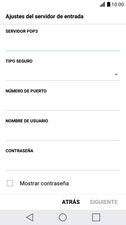 Pulsa la lista desplegable bajo 