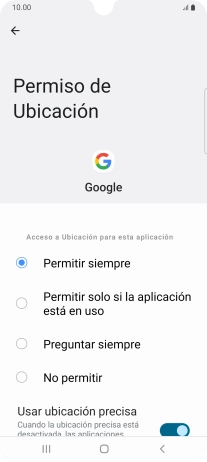 Pulsa el ajuste deseado.