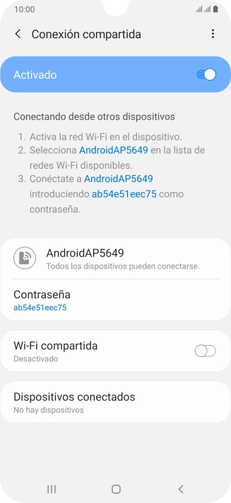 Pulsa la tecla de inicio para terminar y regresar a la pantalla de inicio.