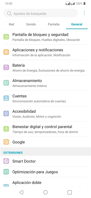 Pulsa Aplicaciones y notificaciones.