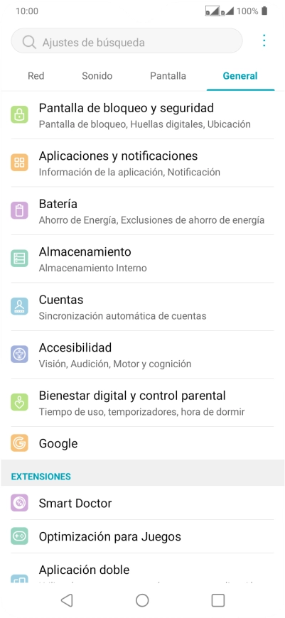 Pulsa Aplicaciones y notificaciones.