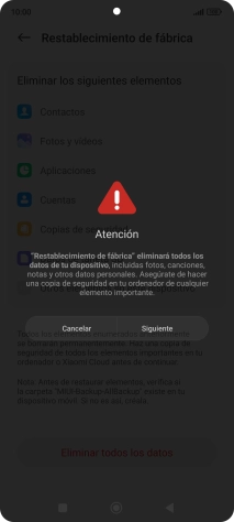 Pulsa Siguiente.