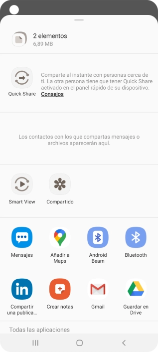 Pulsa Guardar en Drive.