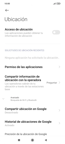 Pulsa el indicador junto a 