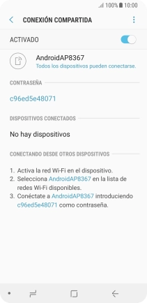 Pulsa la tecla de inicio para terminar y regresar a la pantalla de inicio.