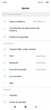 Pulsa Zona Wi-Fi portátil.