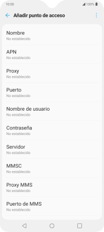 Pulsa Nombre.