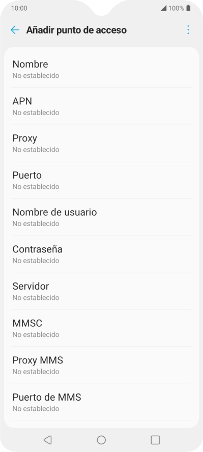 Pulsa Nombre.