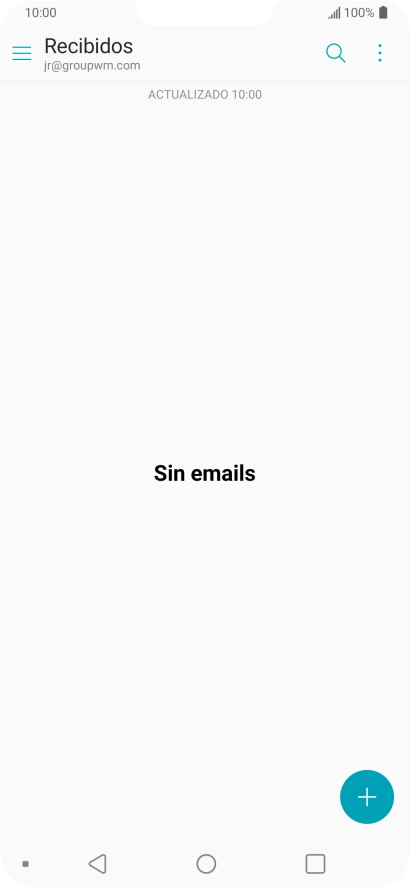 Desliza el dedo hacia la derecha desde la parte izquierda de la pantalla.