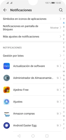 Pulsa la app deseada.