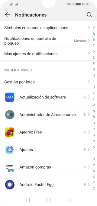 Pulsa la app deseada.