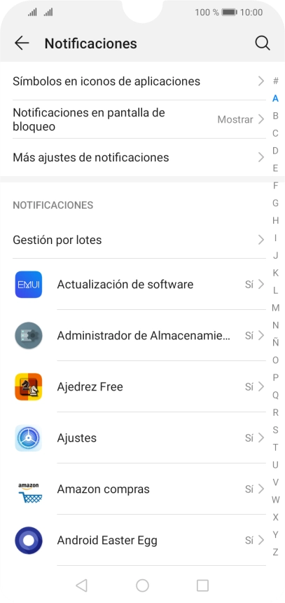 Pulsa la app deseada.