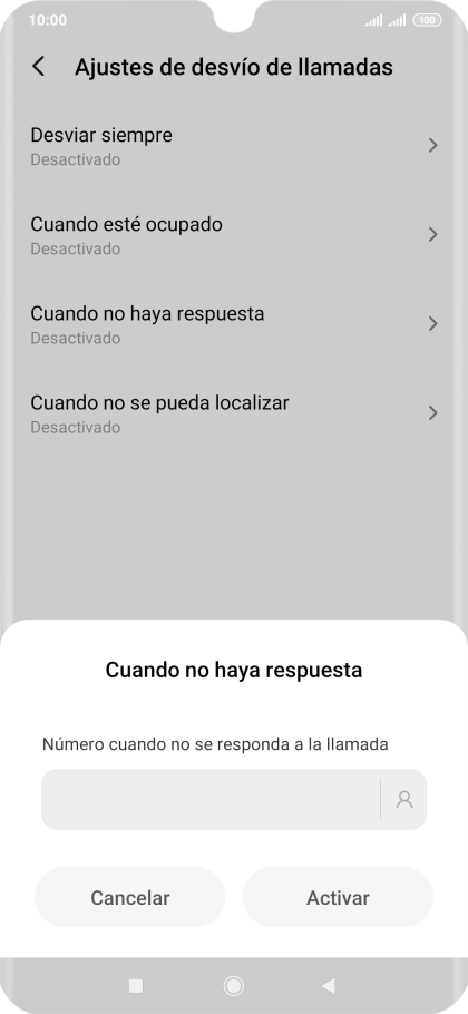 Introduce +34600132000 y pulsa Activar.