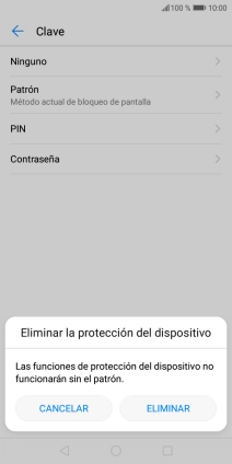 Pulsa ELIMINAR.