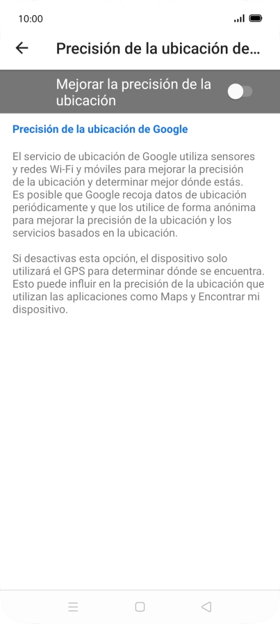 Si pulsas el indicador junto a 