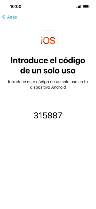 Seguir las indicaciones de la pantalla y de la app 
