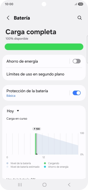 Pulsa Ahorro de energía.