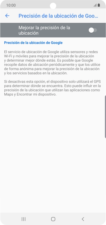 Si pulsas el indicador junto a 