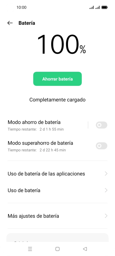 Pulsa el indicador junto a 