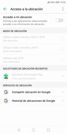 Pulsa el indicador junto a 