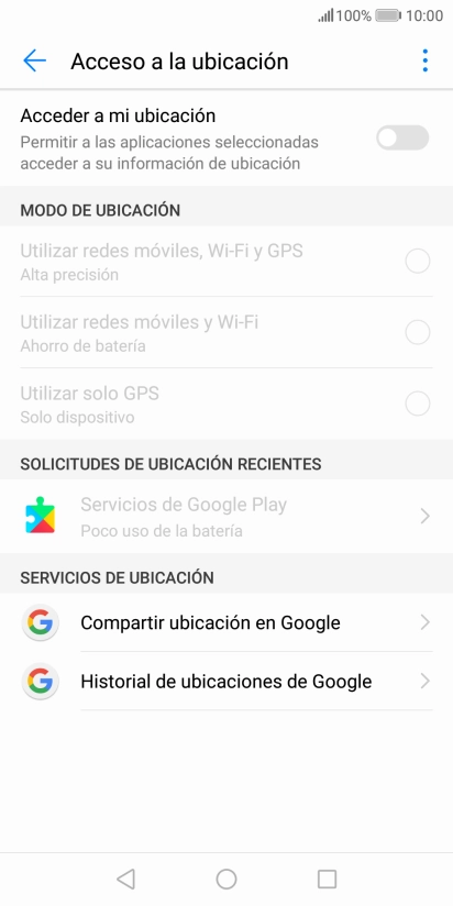 Pulsa el indicador junto a 