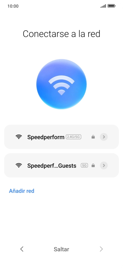 Pulsa la red wifi deseada.