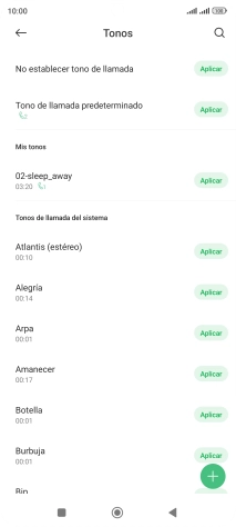Pulsa la tecla de inicio para terminar y regresar a la pantalla de inicio.